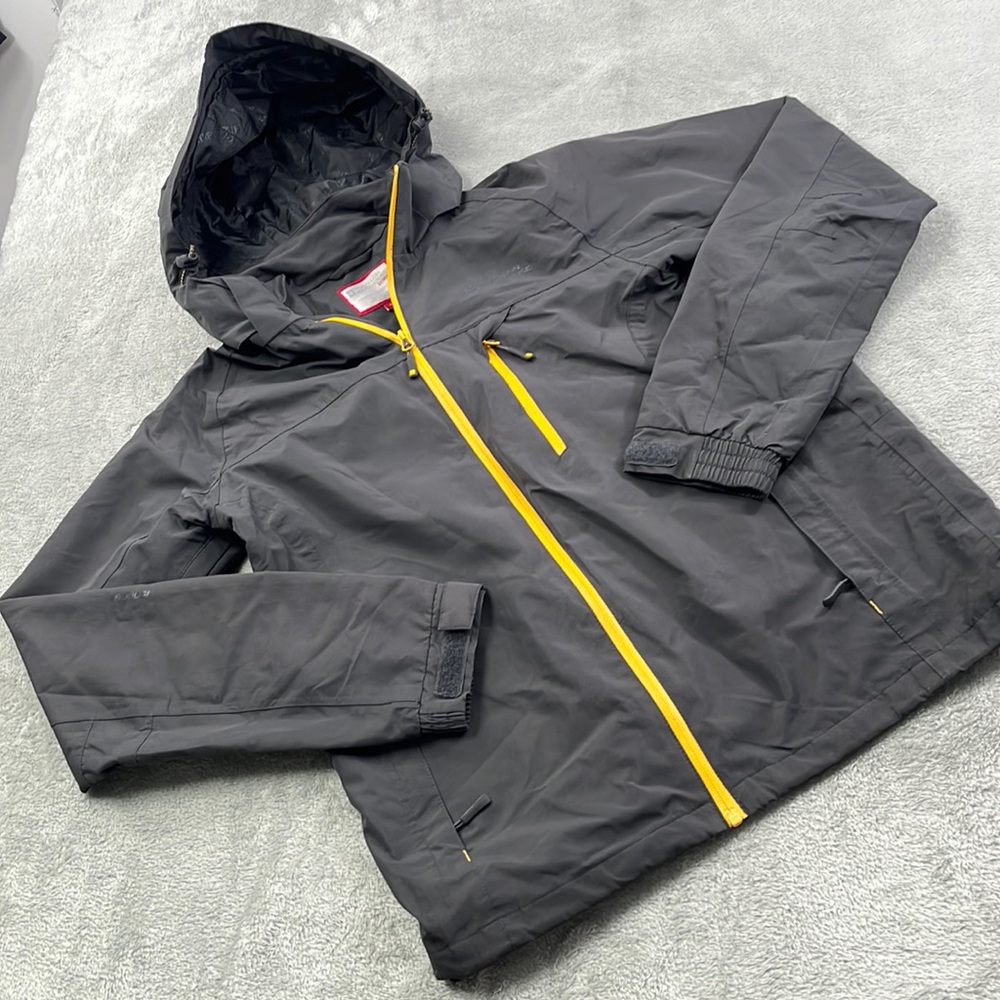 Mountain Hardware S Gray Full Zip Windbreaker Jacket Soft Shell‎